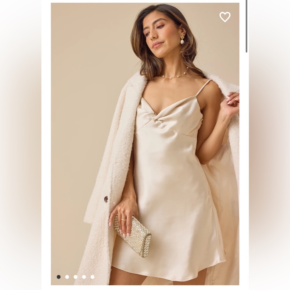 New with tags Altar’d State Seraphina Satin Mini Dress